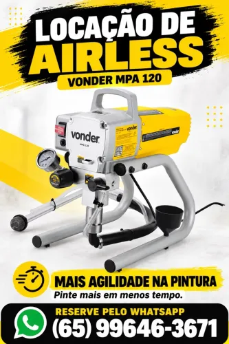 Airless locação / Alugo