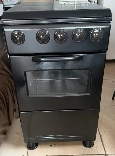 Fogão 4 bocas dako preto relíquia retrô funcionando perfeitamente