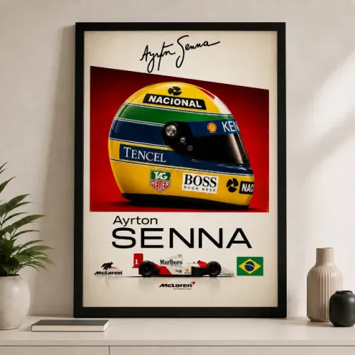 Quadro Ayrton Senna - A4