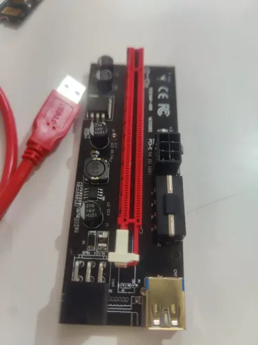 Adaptador Egpu Riser x16 para mineração