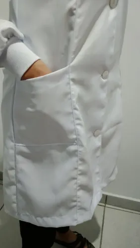 -JALECO FEMININO EM GABARDINE (USADO 2X) | ENTREGO | PARCELO EM ATÉ 4X