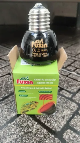 Lâmpada para terrário fuxin 100w
