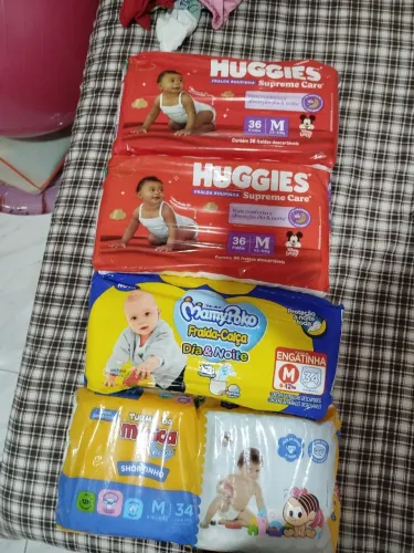 Fraldas tamanho M