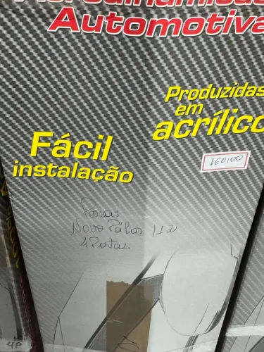 Calha de chuva para novo palio 4p 12 em diante na promoção só 140,0