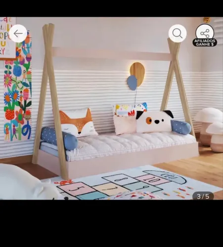 Cama casinha infantil