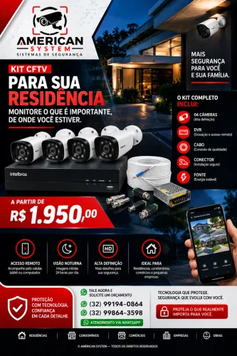 KIT CFTV PARA SUA CASA