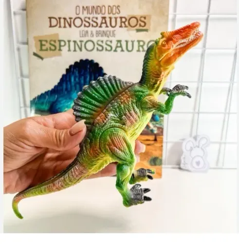 coleção o mundo dos dinossauros dinossauros articulados leia e brinque interativo
