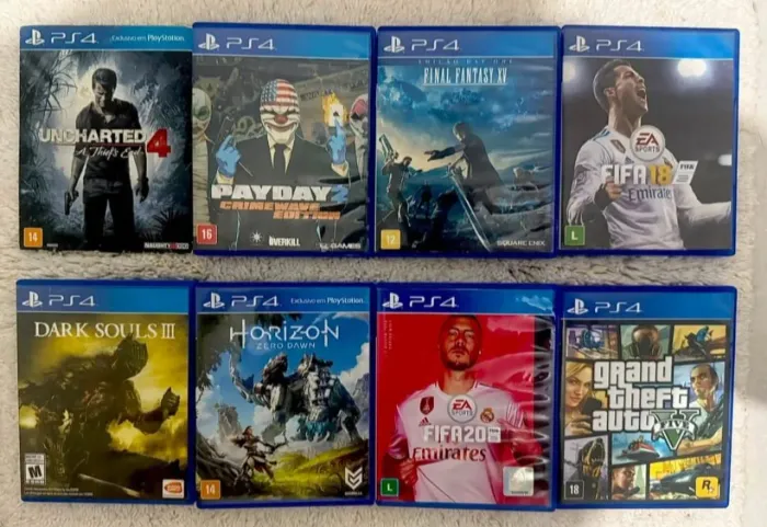 Jogos PS4 - Mídia Física (valores na descrição)