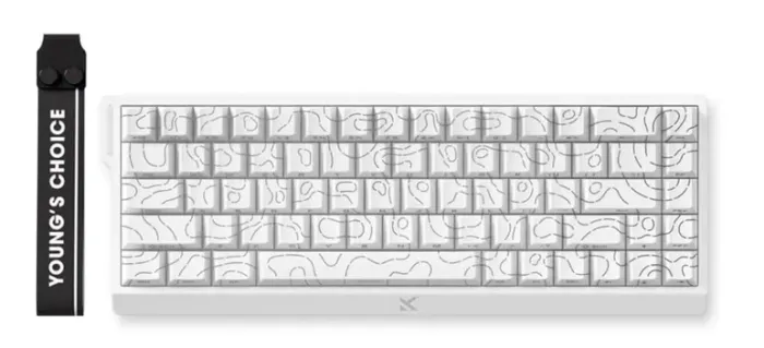 Teclado Magnético Gamer MCHOSE Ace 68 Hall Effect, RGB, Switch Uranus eSports Branco