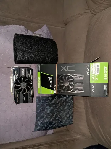 Placa de video gtx 1650 ultra bleck na caixa