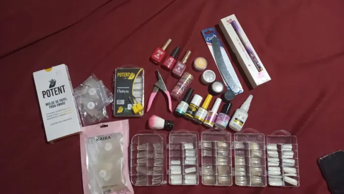 Material para unhas de gel e em geral 