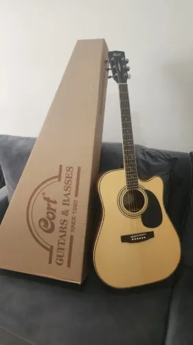 Violão Cort Folk aço novissimo