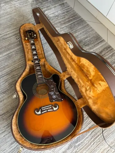 Violão Epiphone EJ-200 CE Sunburst