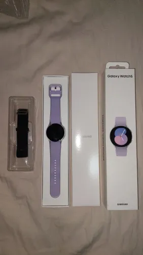 Relógio Watch 5 40mm Samsung + Pulseira Preta