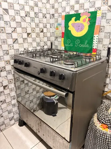 Vendo fogão 5 bocas inox