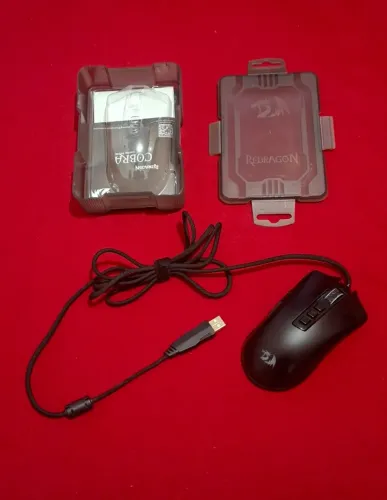 Mouse Gamer Redragon Cobra Rgb Preto