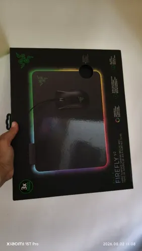 Vende novo Razer Mouse pad Firefly rígido V2 RGB para jogos: iluminação