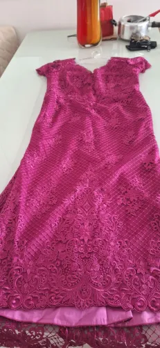 Vestido de luxo para mãe de noivos