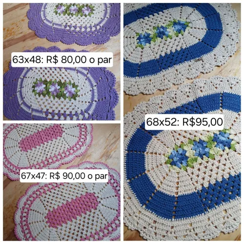 Tapete em crochê