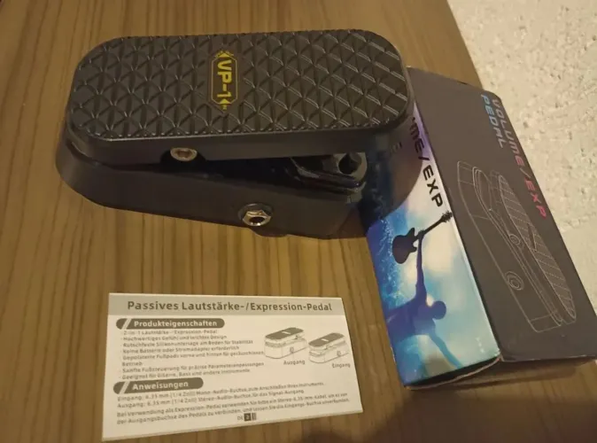 Mini Pedal de Volume VP1 2 em 1 (Volume/Expressão)