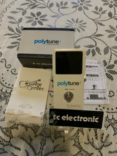 Pedal Afinador Tc Electronic Polytune 3 Guitarra Ou Baixo