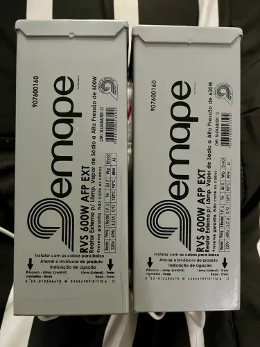 Reator Demape 600w 220v Vapor De Sódio Afp