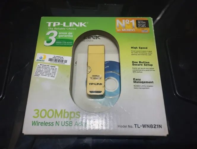 Adaptador Wireless 300Mbps TP-Link USB
