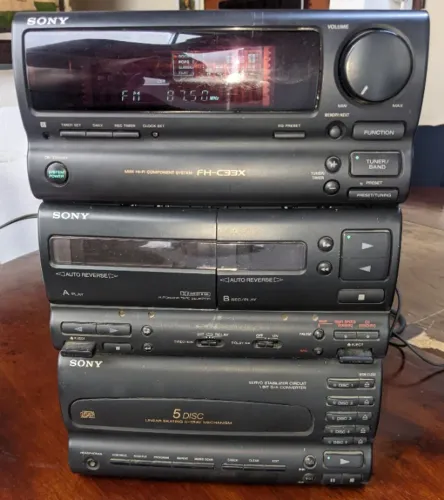 *Mini System Sony FH-C33X (C/defeito)