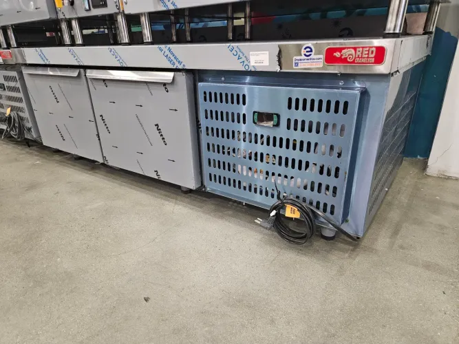 balcão refrigerado de hamburgueria total inox 1,55m