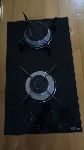Cooktop Gás 2 Bocas Mesa Vidro Fit Line Fischer