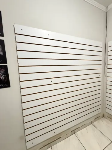 Painel MDF Canaletado Branco