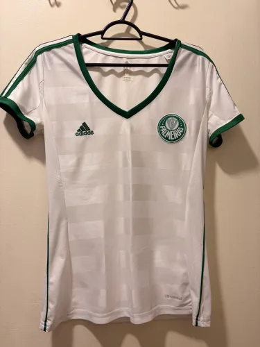 Camisa Palmeiras branca feminina