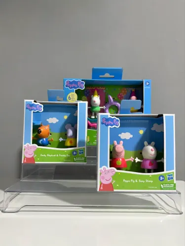 Brinquedo festa na piscina - dupla da Peppa e dupla do Freddy (Hasbro - Novos)