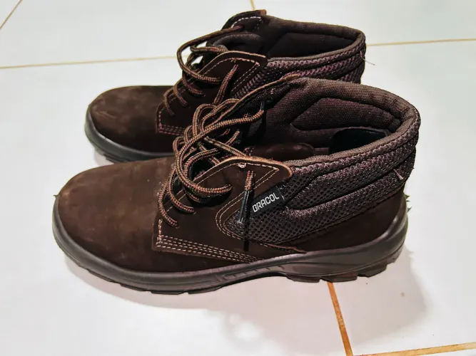 Bota de segurança Nobuck Bracol