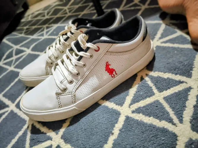 Tênis da polo rasteirinho.. para ficar no estilo!