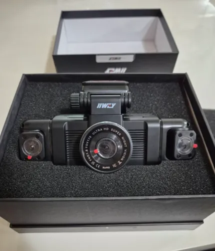 Camera Veicular 360° Altíssima Qualidade + armazenamento