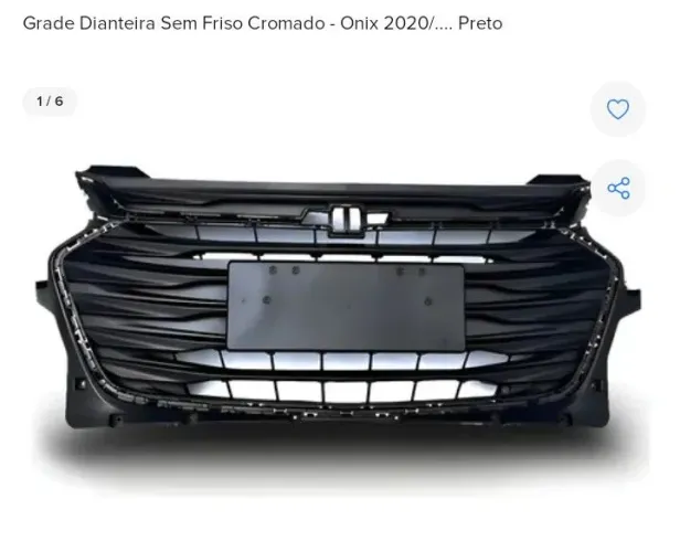 Grade dianteira Onix ano 2020 a 2024