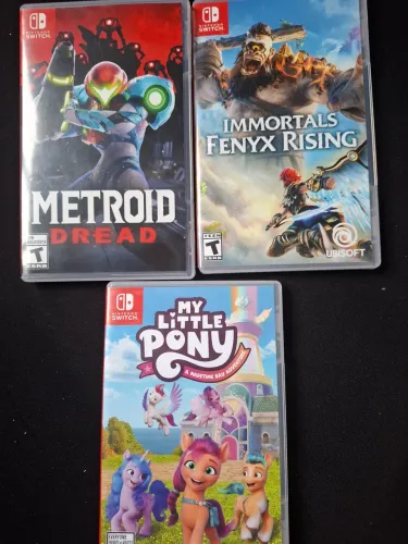 Jogos Nintendo Switch kit com os 3