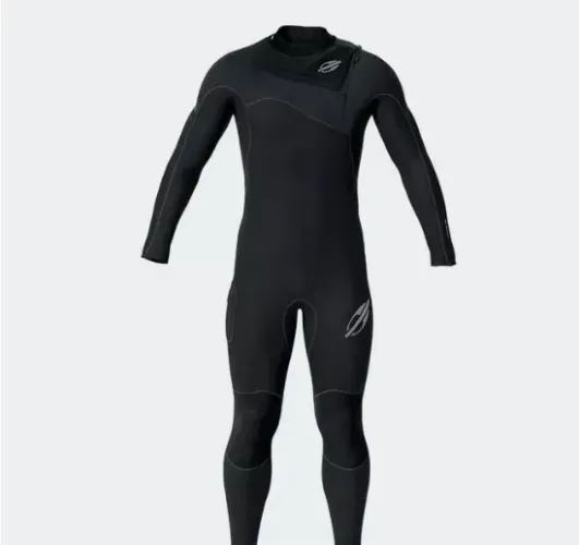 Long John manga longa Mormaii GG 2mm Masculino Flexxxa Pro Surfe Preto Novo