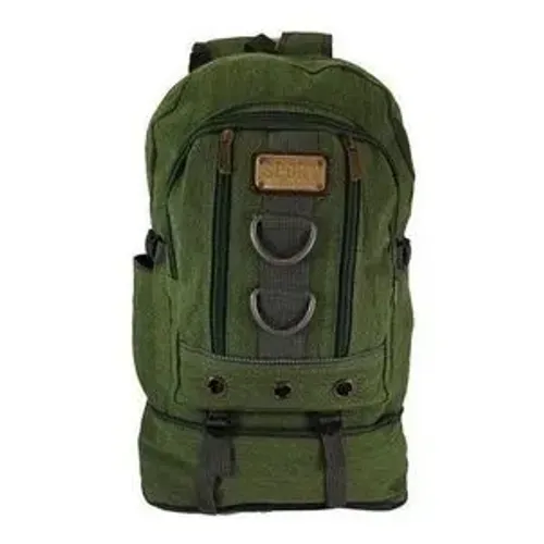 Mochila Masculina 50L Lona Reforçada Expansível Grande Viagem Trilha Camping Motoboy