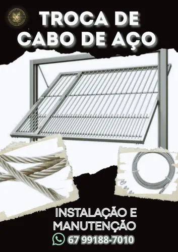 Cabo de Aço: Segurança e Suavidade no seu Portão