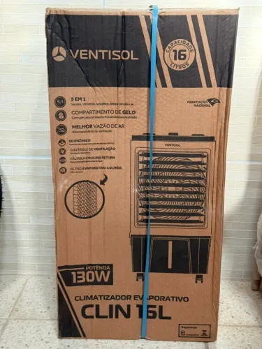 Climatizador Evaporativo Ventisol CLIN 16L 130W - Novo
