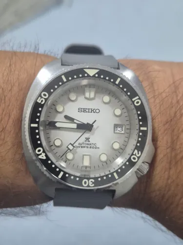 Relógio SEIKO PROSPEX TURTLE "GLACIER" 200 METROS - CUSTOMIZADO
