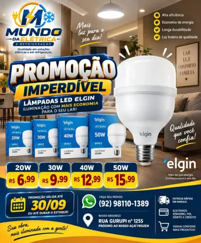 Promoção de iluminação até 30/09/26