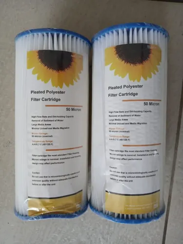 2 Filtros Lavável Indfiltros Big Blue 10x4.5 Alta Vazão 50 L/min Água (novo)