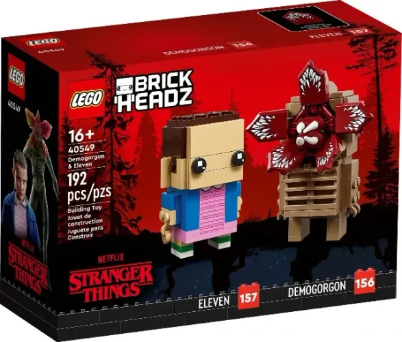 Lego Brickheadz 40549 - Stranger Things: Demogorgon E Eleven