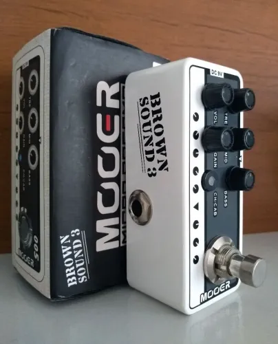 Pedal Mooer - 005 Brown Sound 3 (EVH 5150) Super Conservado!