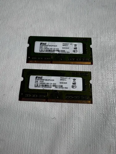 Smart memória 2GB 1Rx8 10600s Kit c/2pçs (Usada)