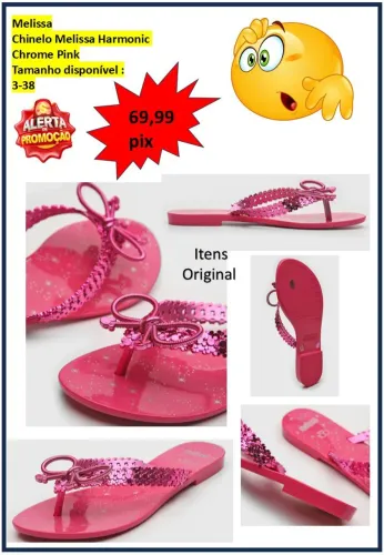 Rasteira Santa lolla pink