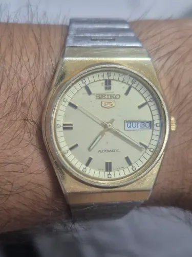 Relógio SEIKO 5 AUTOMÁTICO MISTO 4216-0014 - ÓTIMO ESTADO